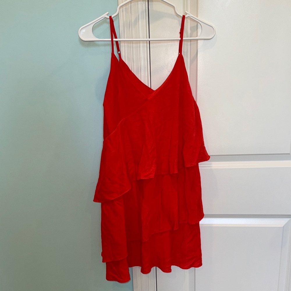 DO+BE Red Ruffled Dress